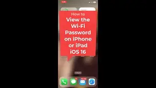 How to View WiFi Password on iPhone or iPad - iOS 16