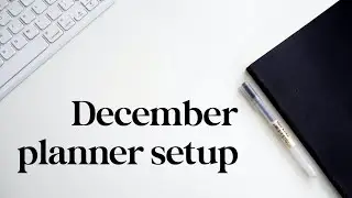 December planner setup