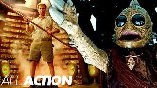 Will Ferrell Defeats The Sleestak Aliens | Land Of The Lost (2009) | All Action