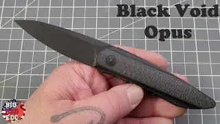 WE Knives Black Void Opus