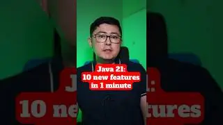 Java 21 is out now and these are top 10 new features in 1 minute #javaprogramming