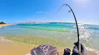 1 Hour of Beach & rock fishing for humble Australian winter species with CATCH n COOK & Camping