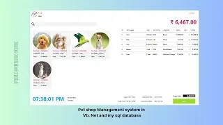 Pet Shop Management System Using VB Net and SQL Server | Free Source Code