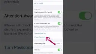 How to change iphone face ID & passcode | change iphone password | change passcode #iphone #password