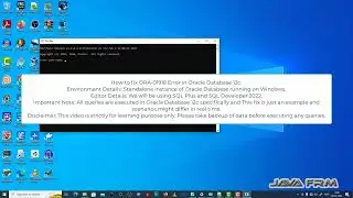 ORA-01918: user 'string' does not exist - Oracle Database 12c Error Messages