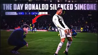 Simeone Disrespected Ronaldo… So CR7 Did THIS! 👀