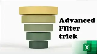 016. Excel Advanced Filter Hack Examples - Wildcards and selecting specific Columns as Output