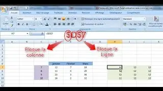 Comment utiliser les $ (dollars) dans les formules excel - débutants