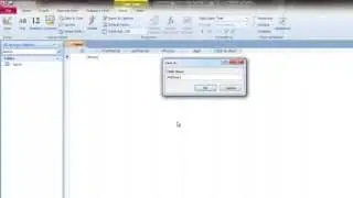 Creating a Database in Access