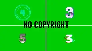 Top 5 Countdown Green Screen || NO COPYRIGHT || 10 Second Countdown || 5sec Countdown