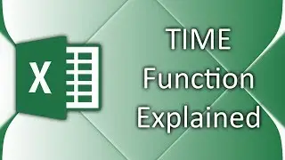 How to use TIME function in Excel 2016