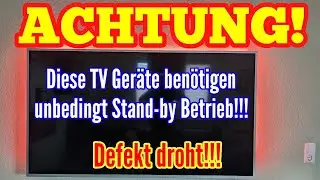 Du wolltest Strom sparen und jetzt ist dein Fernseher kaputt VORSICHT BEI OLED TV!