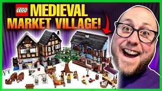 Building The LEGO Medieval Market Village from 2009!