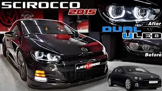How To Do U LED Retrofit Headlight VW Scirocco MK 3.5 DARK Edition | Body Kit // - Modified