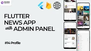 Flutter News App | Profile | Flutter News App with Admin Panel Firebase | Flutter News App UI