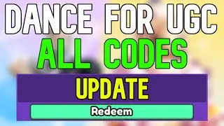 New Dance for UGC Codes | Roblox Dance for UGC Codes (January 2024)