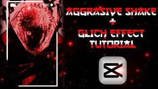 Aggressive Shake + Glitch effect + Manga Edit Tutorial | Capcut | Capcut Tutorial 