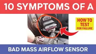 10 Bad Mass Air Airflow Sensor Symptoms (Faulty MAF)