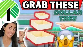 High end DOLLAR TREE DIYs with wood boxes! ALL UNDER $5! Crafts,diy decor, and hacks you can’t miss