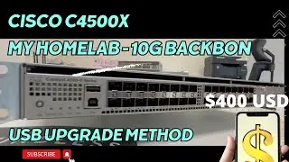 USB Upgrade Mastery: Cisco Catalyst 4500-X Series Switch