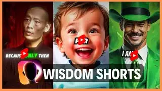 How to make Wisdom TikTok Shorts Using AI | Faceless AI Niche Ideas