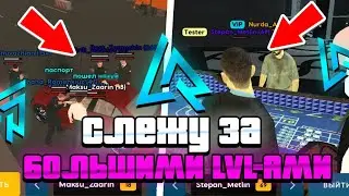 СЛЕЖУ ЗА БОЛЬШИМИ LVL–АМИ на ЛАЙВ РАША! | Live Russia (CRMP MOBILE)