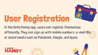 User Registration - GoferHandy