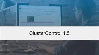 Live recording: ClusterControl 1.5 demo