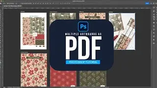 Create A Multipage Pdf From Your Artboards In Photoshop!