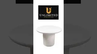 White Labeled Concrete Table