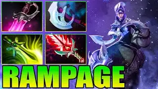 Luna Rampage Dota 2 !! Luna Dota 2 Item Build Rampage Carry Safelane Guide Pro Gameplay 7.35