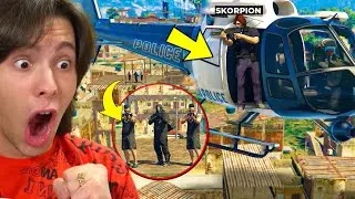 JOGANDO GTA 5 COMO UM POLICIAL DE HELICÓPTERO DA FORÇA TÁTICA!!