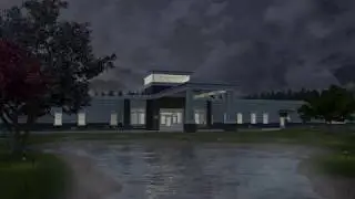 SketchUp V-Ray Test Animation - Night Time