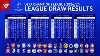 🔴 Draw Results UEFA Champions League 2024/25 League Phase & Match Fixtures