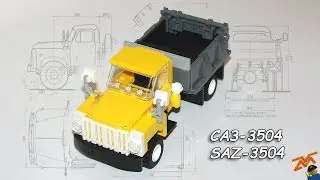 САЗ-3504 (ГАЗ-52-02) из Lego (мини-инструкция)