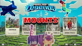 Minecraft Legends mounts locations. Minecraft Legends all mounts locations. How to get mounts.