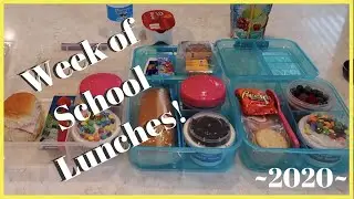 WEEK OF SCHOOL LUNCH IDEAS | WHAT I PACK MY KIDS FOR LUNCH