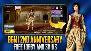 BGMI 2ND ANNIVERSARY OFFICIAL LEAKS 🔥 GET FREE 2ND ANNIVERSARY LOBBY & SKINS