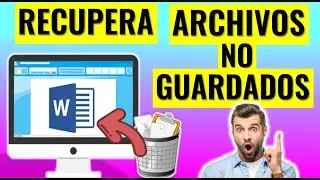 RECUPERAR ARCHIVO DE WORD NO GUARDADO [2024] - TRUCO NUEVO✅