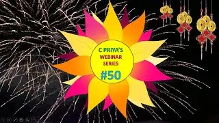 C Priya's Webinar Series #50  - Degrees of Comparison - Promo Video