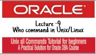 who command in Unix/Linux