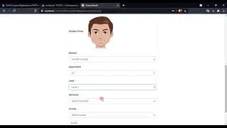 Online Course Registration System in PHP Free Source Code