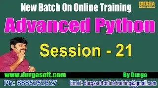 Advanced Python || File I/O Part - 1 || by Durga Sir on 12-08-2018