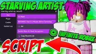 [BEST] Starving Artist Script/ Copy Art/ Robux AutoFarm/ GUI *Pastebin 2023*