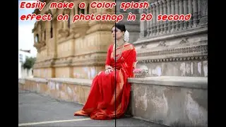 how to create color splash effect on photoshop 