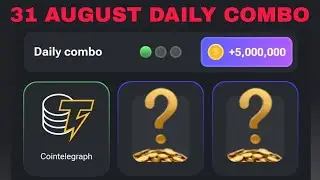 31 AUGUST HAMSTER KOMBAT DAILY COMBO CARDS TODAY