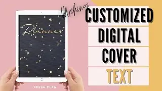 How To Customize Your Digital Covers With Gold Foil Text