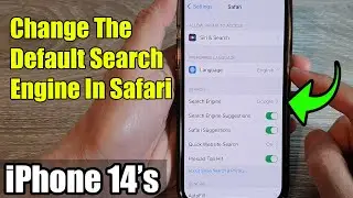 iPhone 14's/14 Pro Max: How to Change The Default Search Engine In Safari