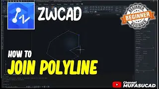 ZWCAD How To Join Polyline