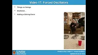 PHYS2113 2023 Video 17 -- Forced Oscillators